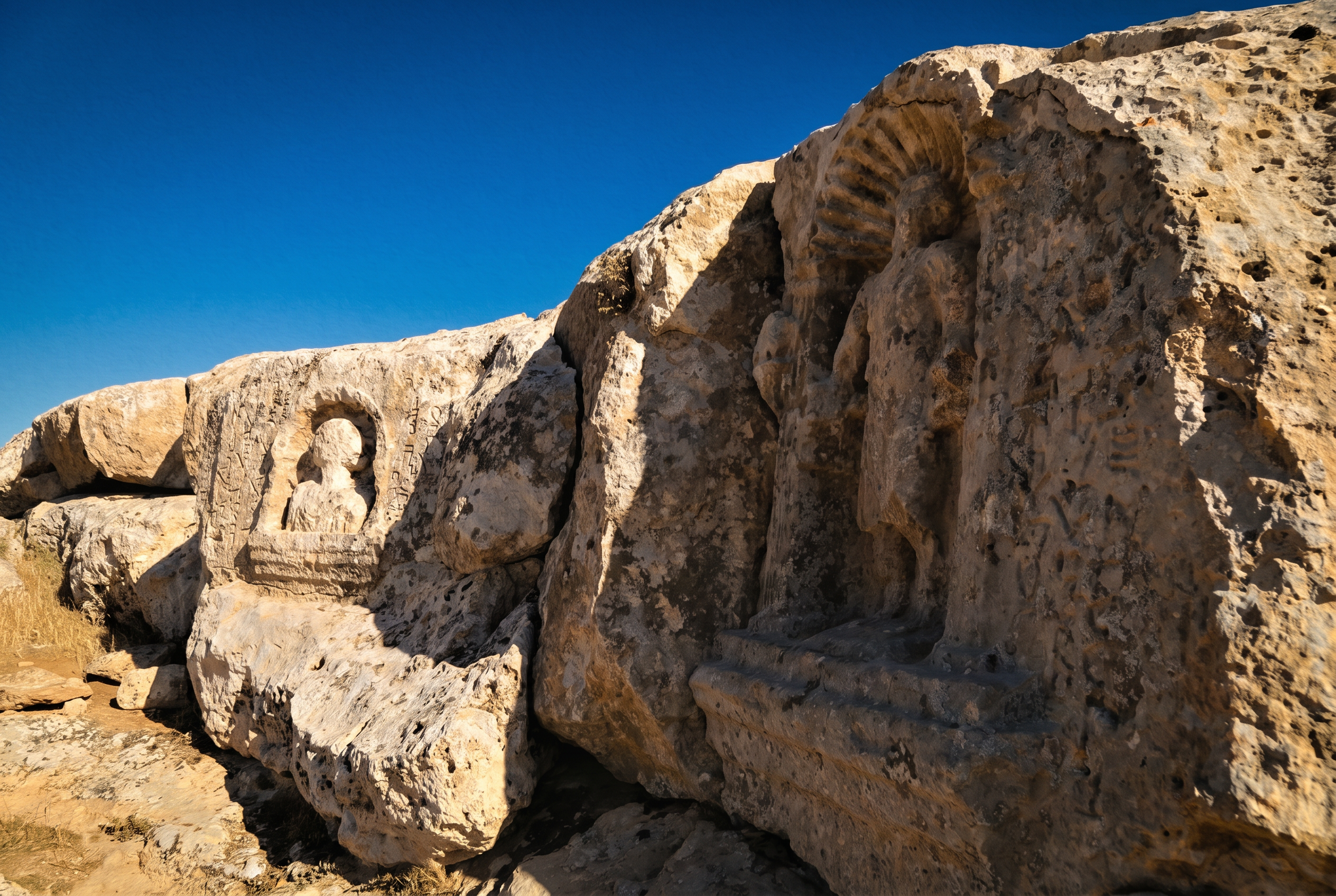Reliefs in Living Rock
