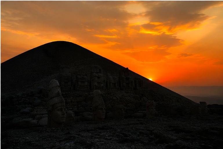 Tumulus at Dusk
