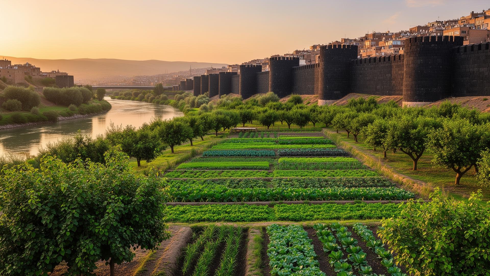 The Hevsel Gardens & the Black Walls