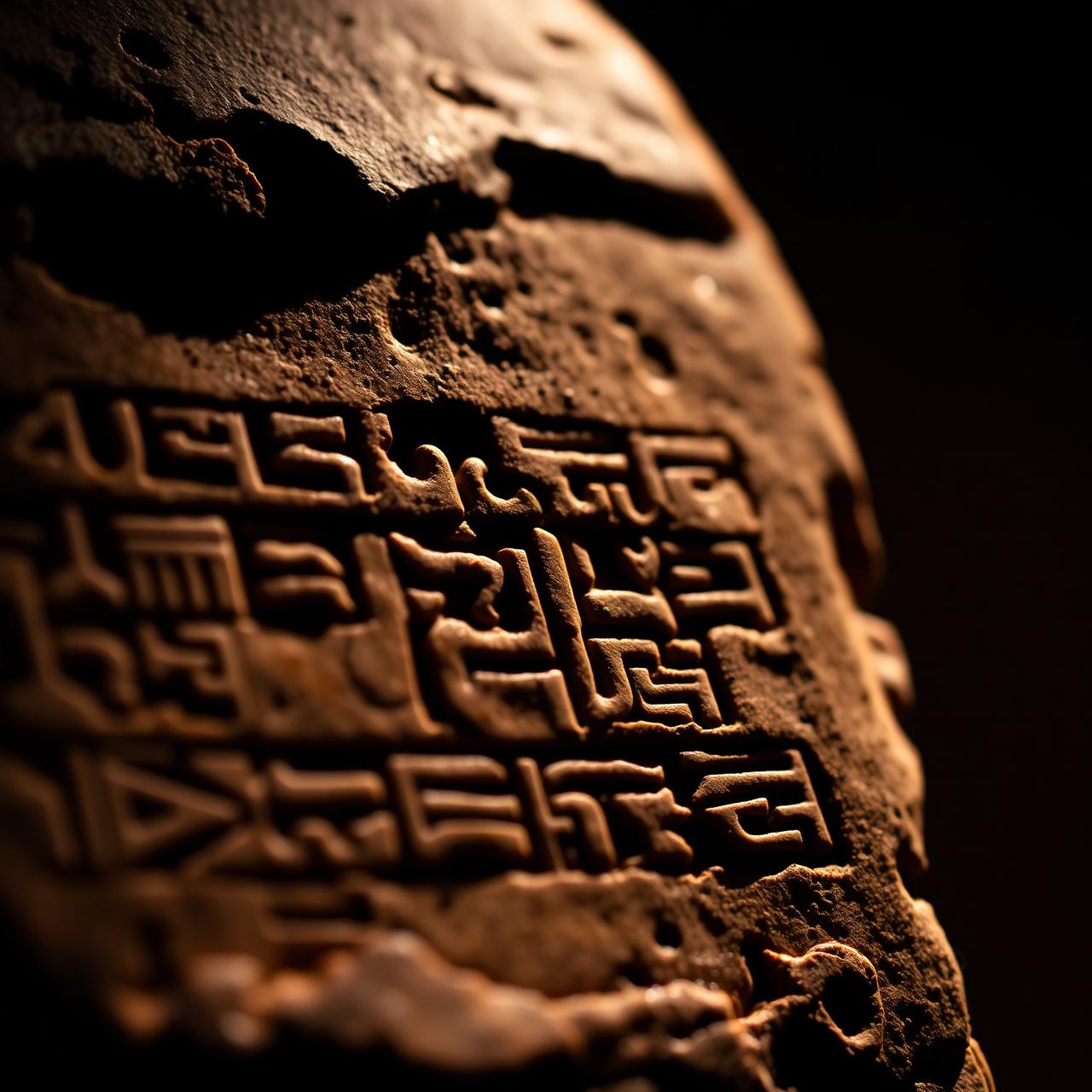 Sumerian clay tablet — ancient cuneiform script from Mesopotamia
