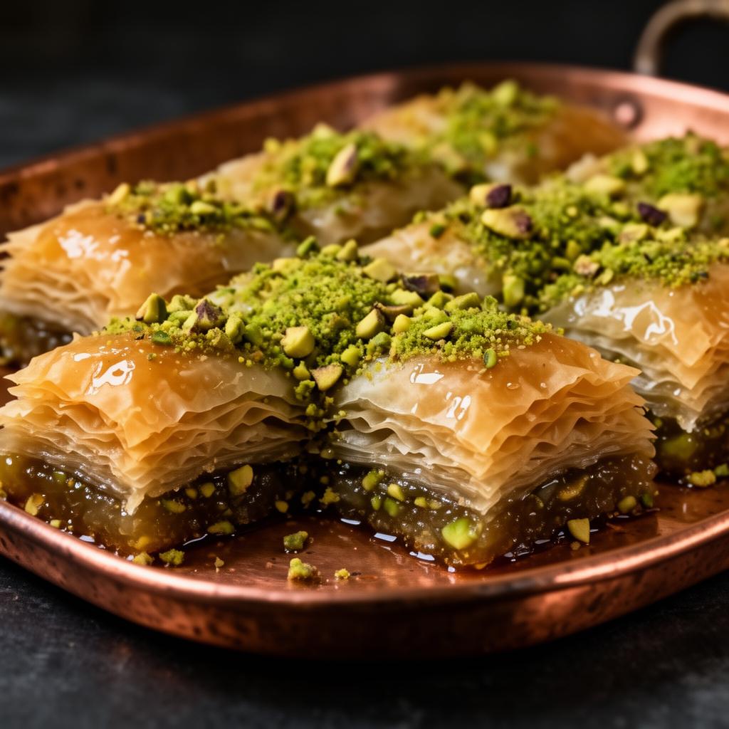 Antep Baklava, Cut by Hand